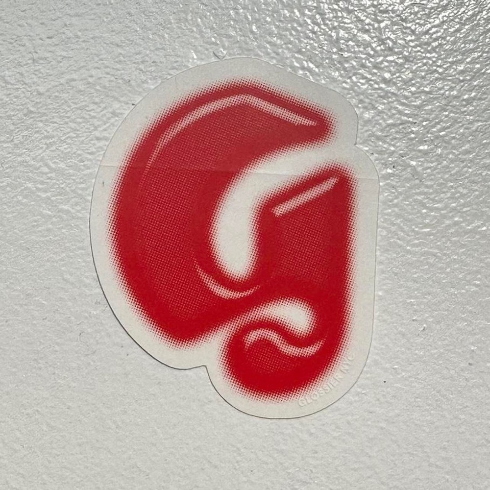 NYC Soho Glossier Sticker